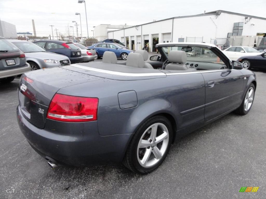 Dolphin Gray Metallic 2007 Audi A4 3.2 quattro Cabriolet Exterior Photo #47930469
