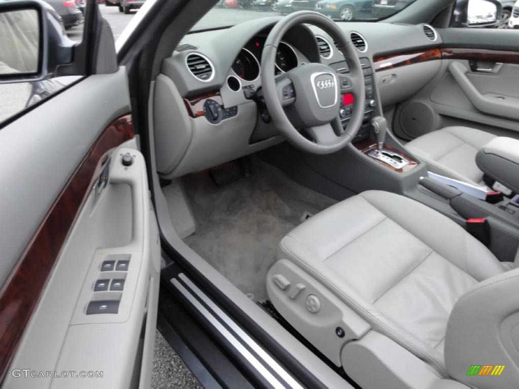 Platinum Interior 2007 Audi A4 3.2 quattro Cabriolet Photo #47930544