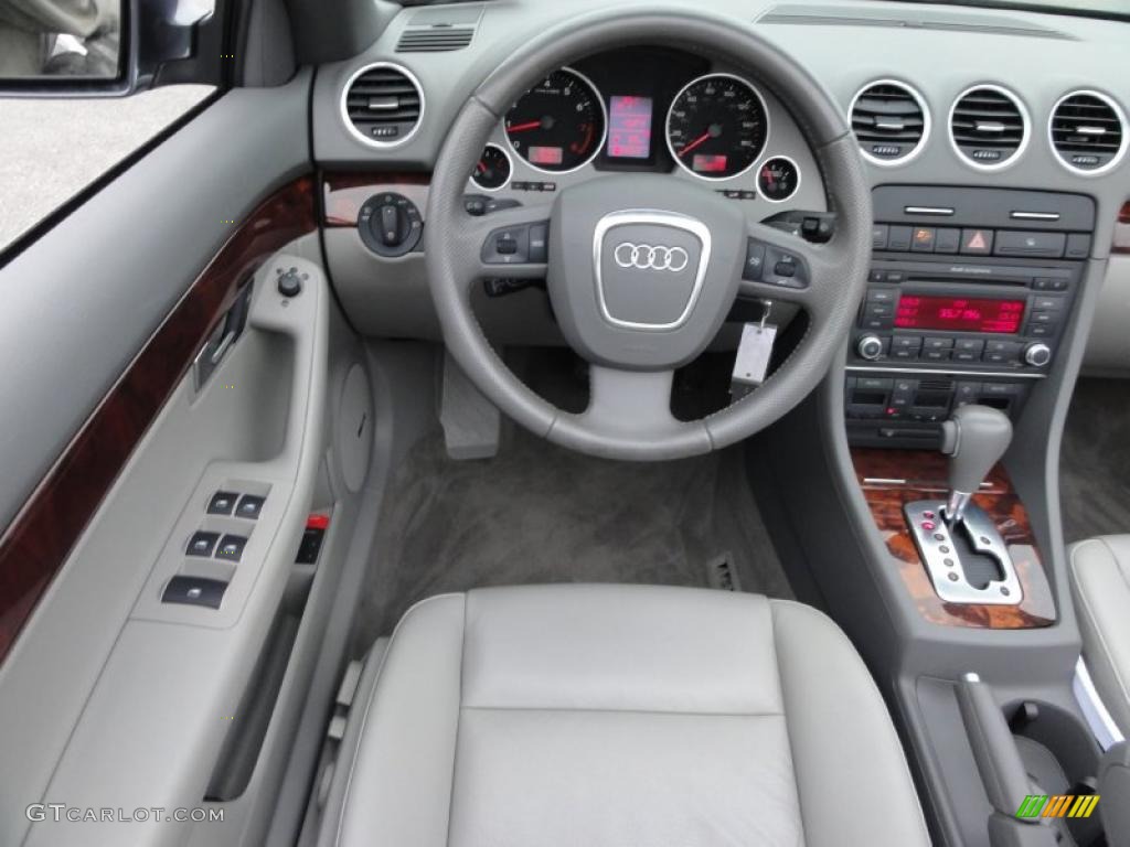 2007 Audi A4 3.2 quattro Cabriolet Platinum Dashboard Photo #47930802