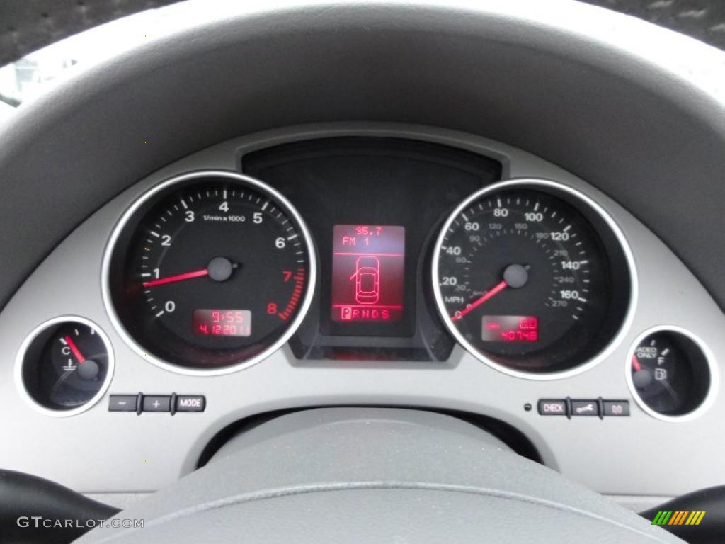 2007 Audi A4 3.2 quattro Cabriolet Gauges Photo #47930880