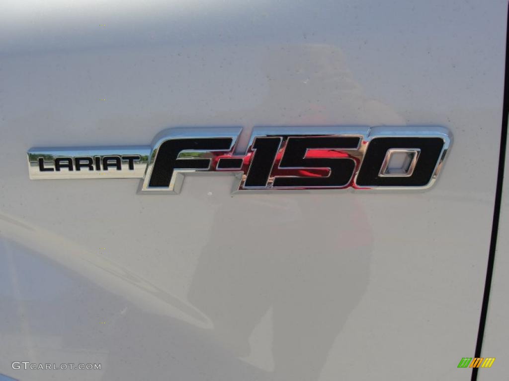 2011 F150 Lariat SuperCrew - White Platinum Metallic Tri-Coat / Pale Adobe photo #13