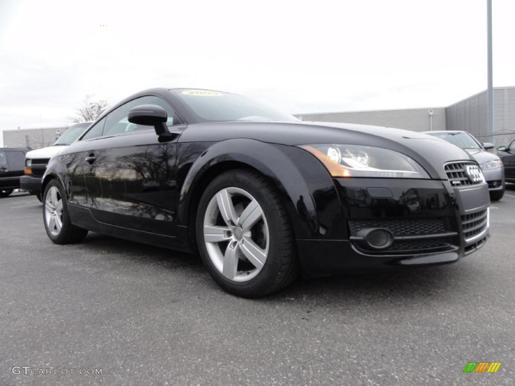 Brilliant Black 2009 Audi TT 2.0T quattro Coupe Exterior Photo #47931708