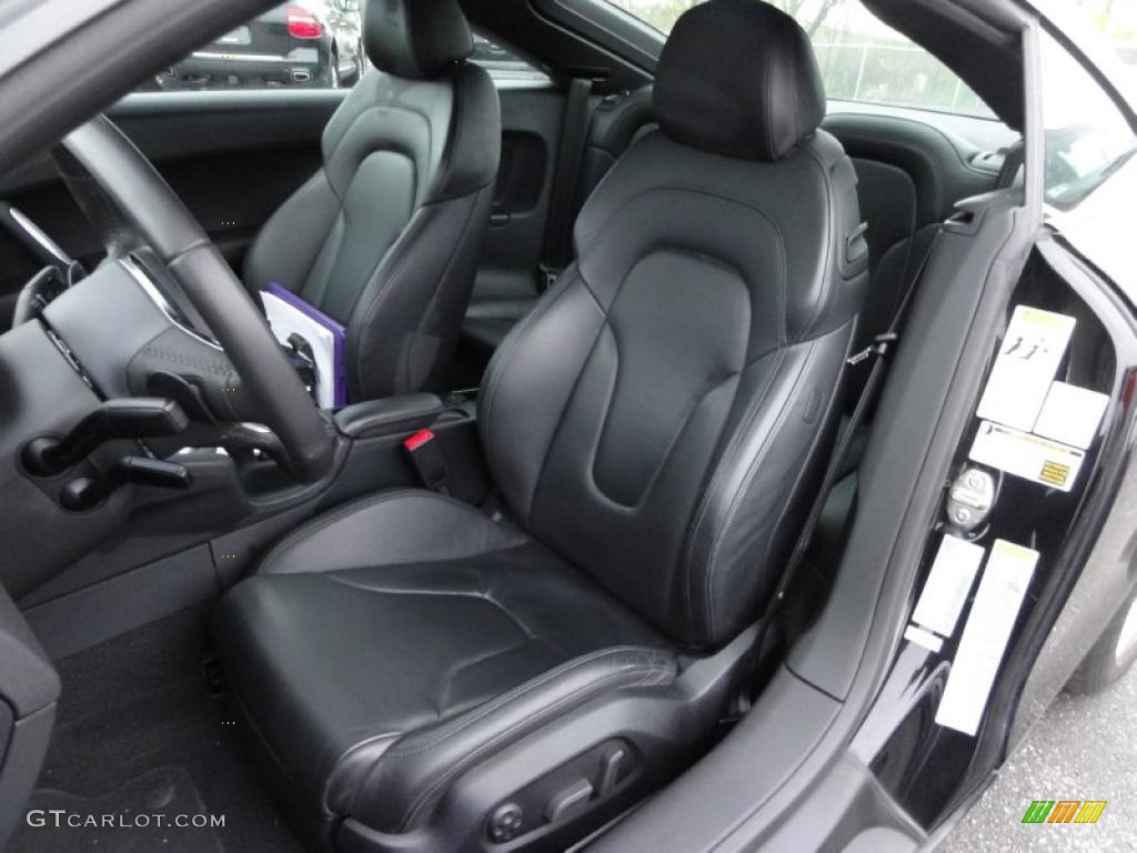 Black Interior 2009 Audi TT 2.0T quattro Coupe Photo #47931873