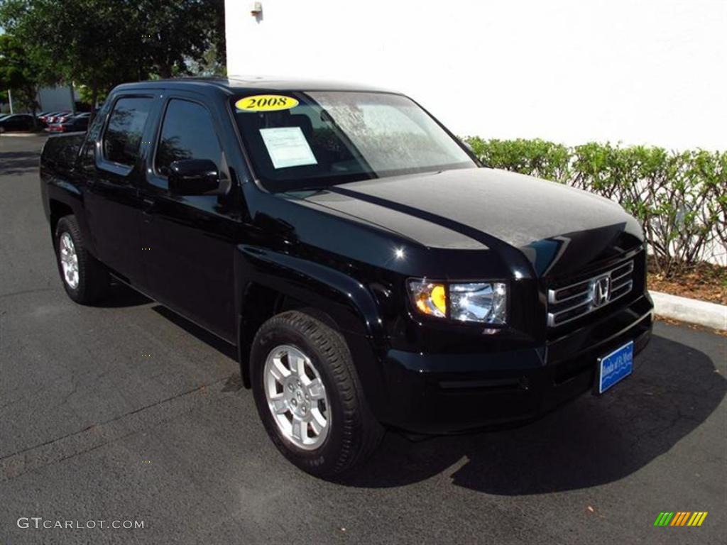 2008 Ridgeline RTL - Formal Black / Gray photo #1