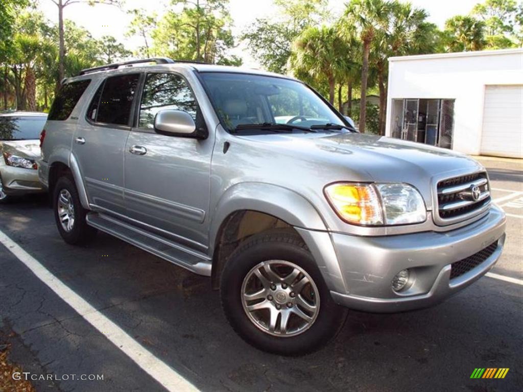 2003 Sequoia Limited 4WD - Silver Sky Metallic / Oak photo #1