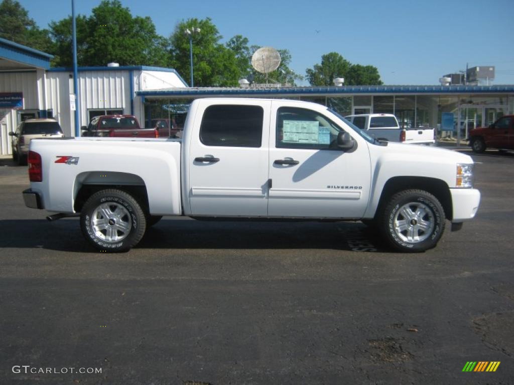 2011 Silverado 1500 LT Crew Cab 4x4 - Summit White / Ebony photo #6