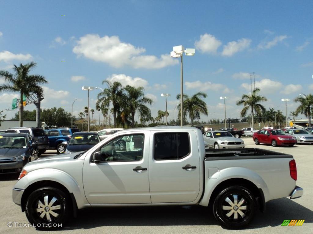 Radiant Silver 2008 Nissan Frontier SE Crew Cab Exterior Photo #47932989