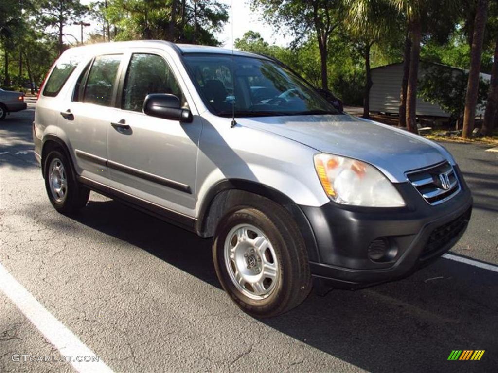 2005 CR-V LX - Satin Silver Metallic / Black photo #1