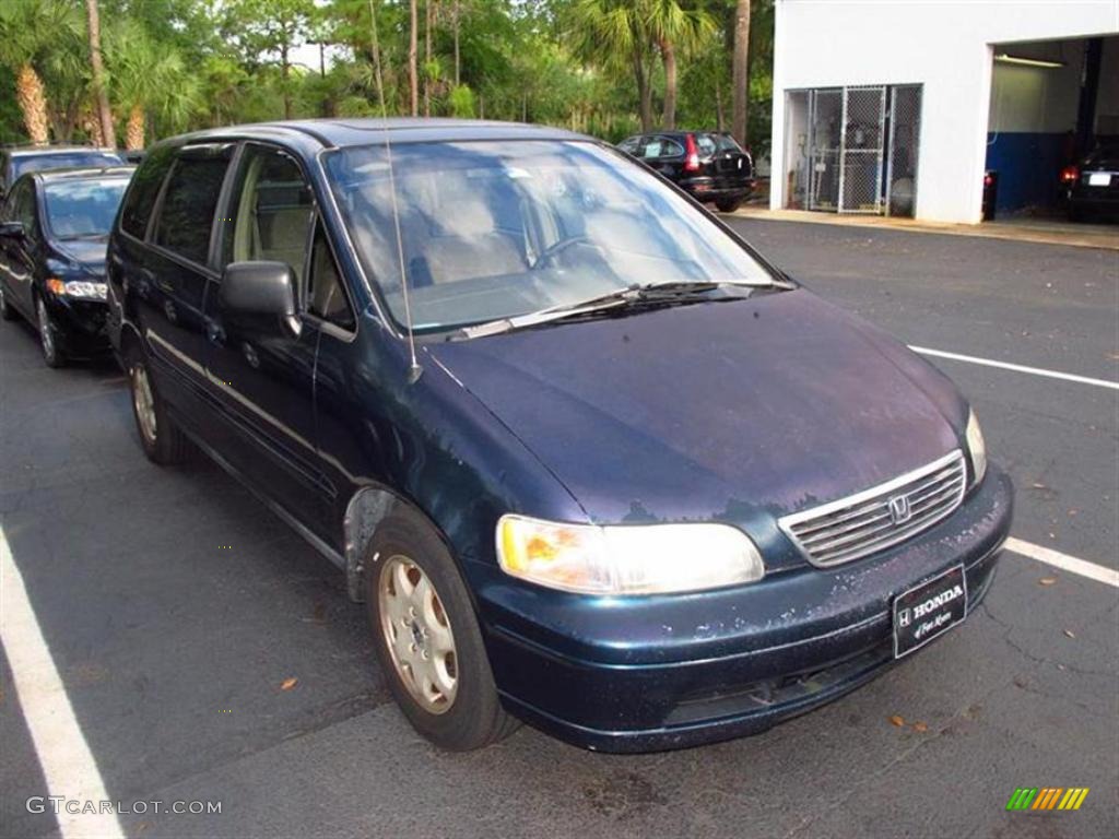 1995 Odyssey EX - Azure Blue Green Pearl / Ivory photo #1