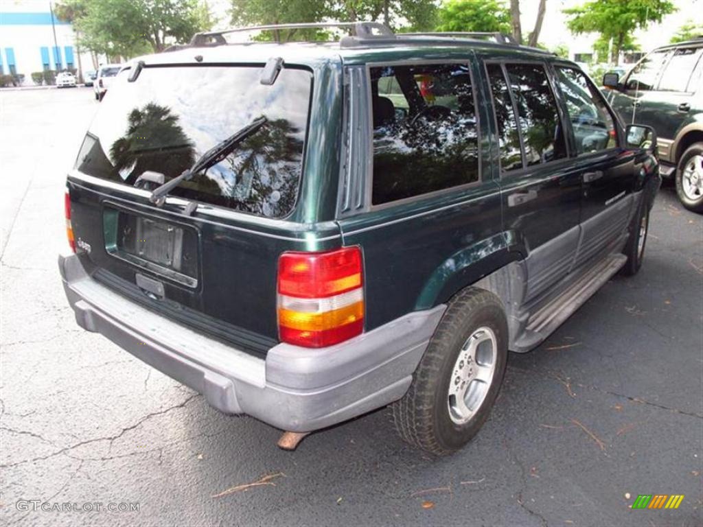 1997 Grand Cherokee Laredo - Forest Green Pearl / Taupe photo #2