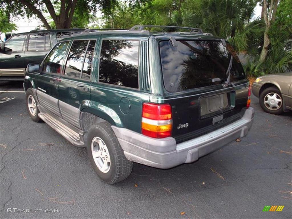 1997 Grand Cherokee Laredo - Forest Green Pearl / Taupe photo #3