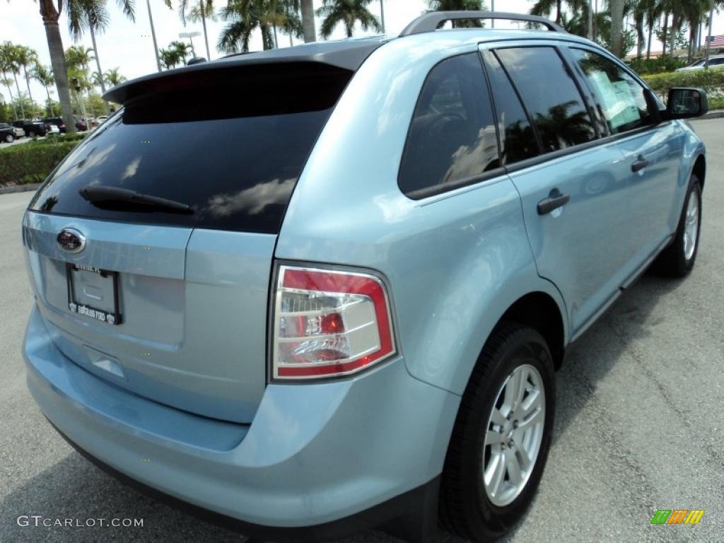 2008 Edge SE - Light Ice Blue Metallic / Charcoal photo #6