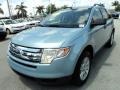 2008 Light Ice Blue Metallic Ford Edge SE  photo #13