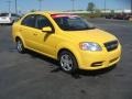 2009 Summer Yellow Chevrolet Aveo LT Sedan  photo #3