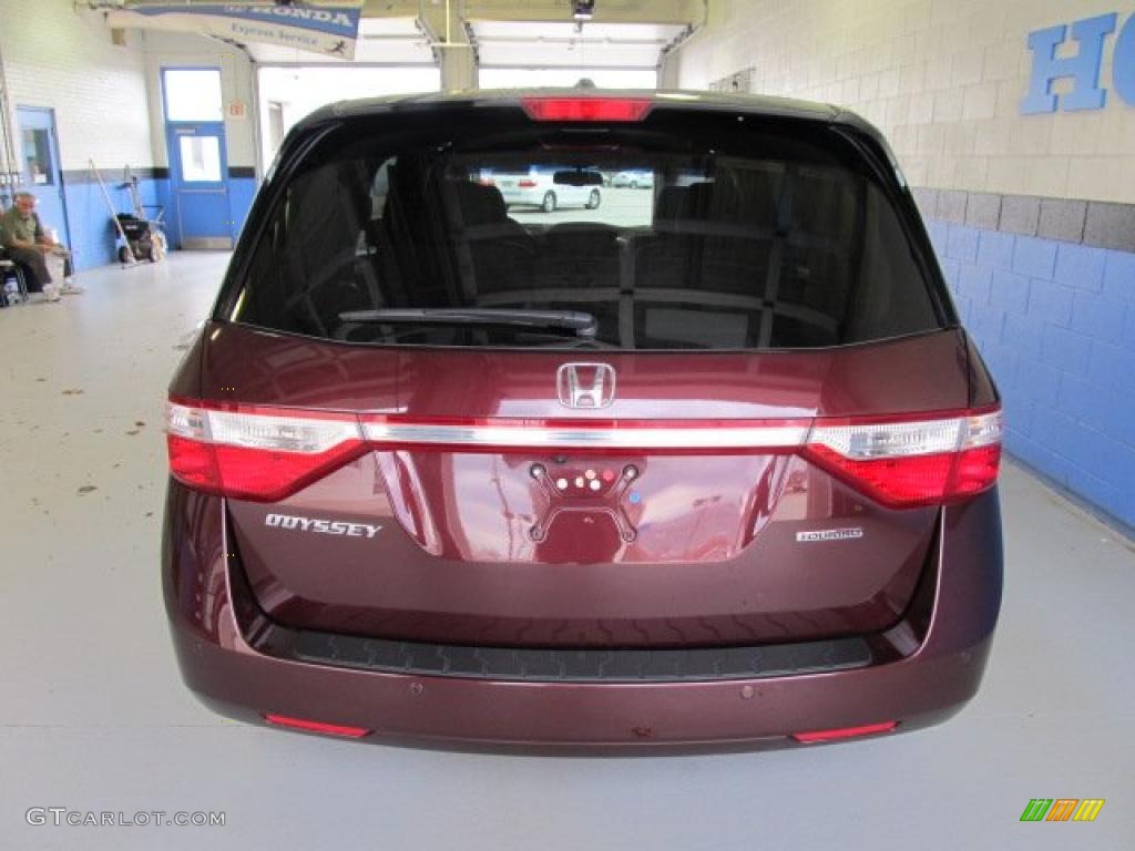 Dark Cherry Pearl 2011 Honda Odyssey Touring Exterior Photo #47935047