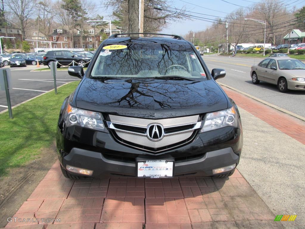 2007 MDX Technology - Formal Black Pearl / Taupe photo #2
