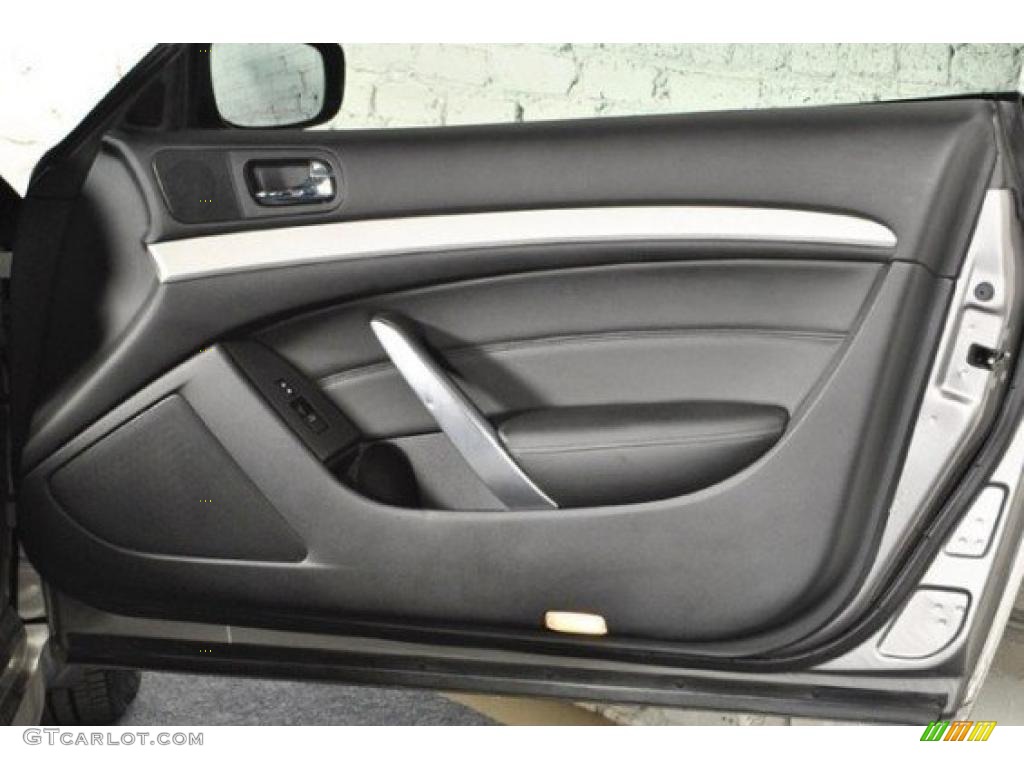 2008 Infiniti G 37 S Sport Coupe Graphite Door Panel Photo #47937831