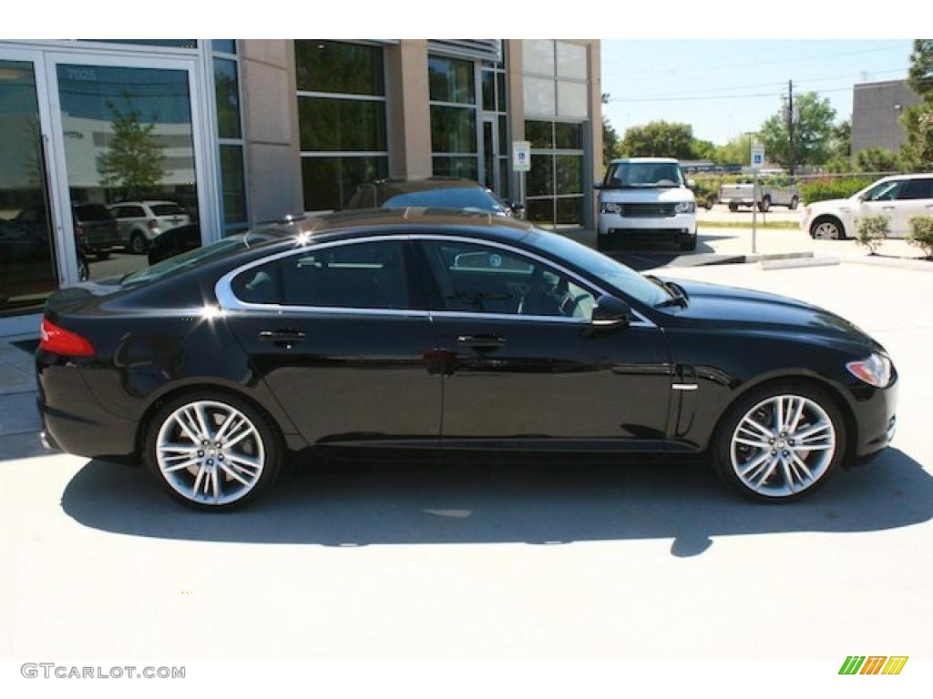 2010 XF XF Supercharged Sedan - Ultimate Black / Warm Charcoal photo #12