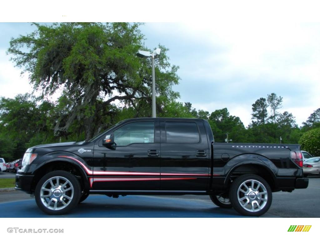 Tuxedo Black Metallic 2011 Ford F150 Harley-Davidson SuperCrew 4x4 Exterior Photo #47939196