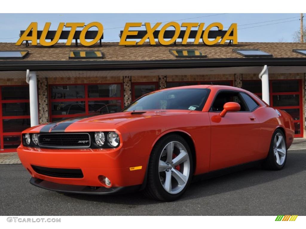 2009 Challenger SRT8 - HEMI Orange / Dark Slate Gray photo #1