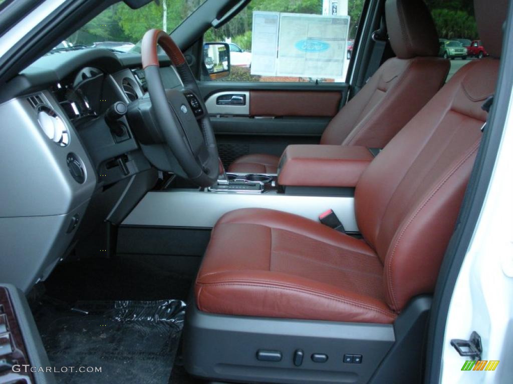 Chaparral Leather Interior 2011 Ford Expedition EL King Ranch 4x4 Photo #47939493
