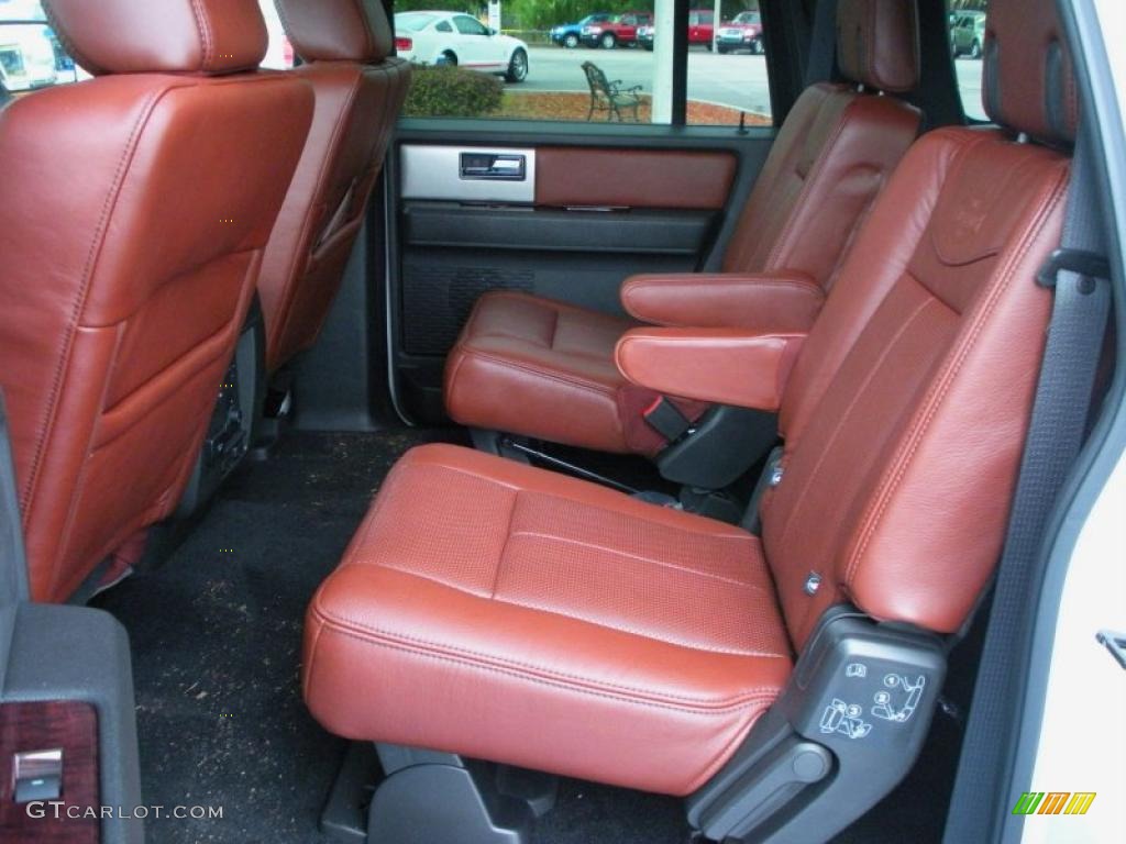 Chaparral Leather Interior 2011 Ford Expedition EL King Ranch 4x4 Photo #47939508