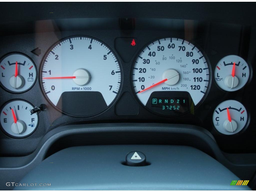 2008 Dodge Ram 2500 Big Horn Quad Cab 4x4 Gauges Photo #47941296