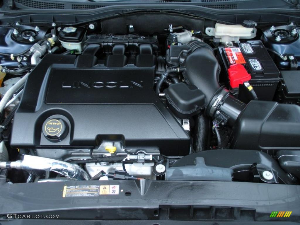 2008 MKZ Sedan - Dark Blue Ink Metallic / Sand photo #24