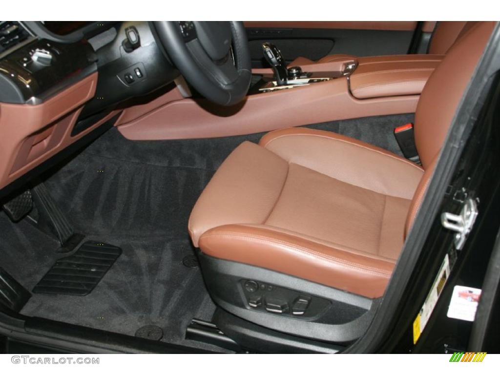 Cinnamon Brown Interior 2011 BMW 5 Series 535i Gran Turismo Photo #47943126