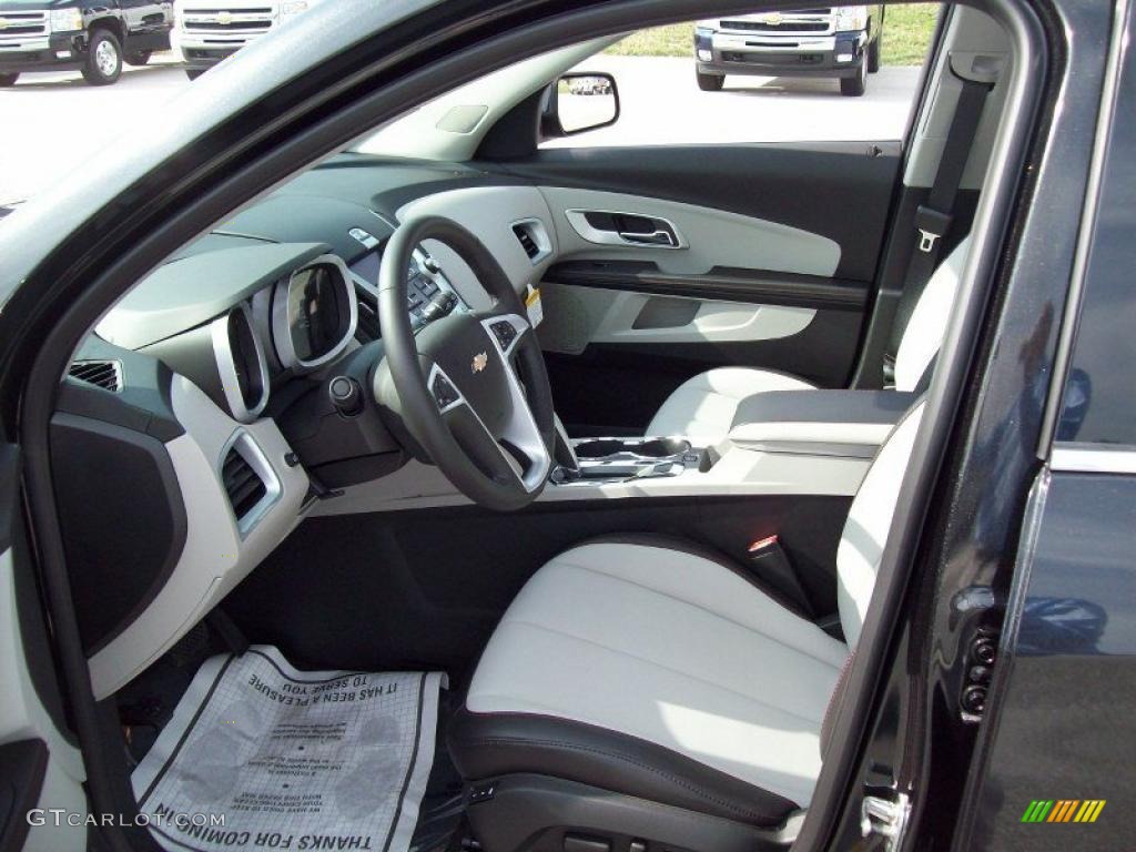 Light Titanium/Jet Black Interior 2011 Chevrolet Equinox LTZ AWD Photo #47944071