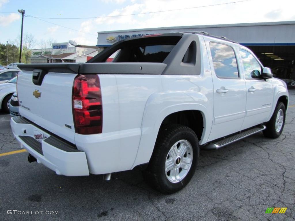 Summit White 2011 Chevrolet Avalanche Z71 4x4 Exterior Photo #47944481