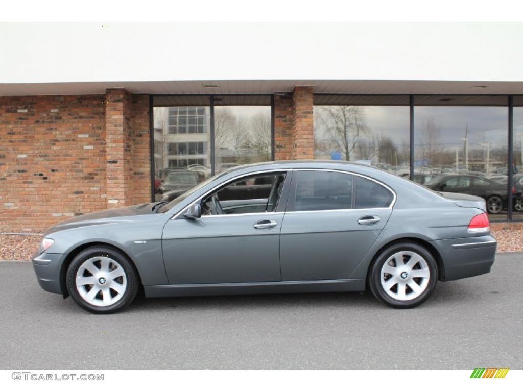 2008 7 Series 750i Sedan - Titanium Grey Metallic / Flannel Grey photo #3