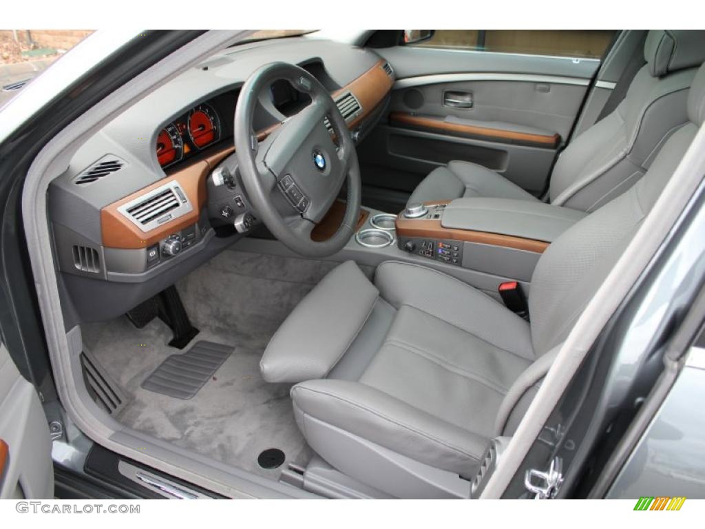 2008 7 Series 750i Sedan - Titanium Grey Metallic / Flannel Grey photo #11