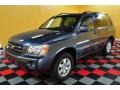 2003 Bluestone Metallic Toyota Highlander V6 4WD  photo #2