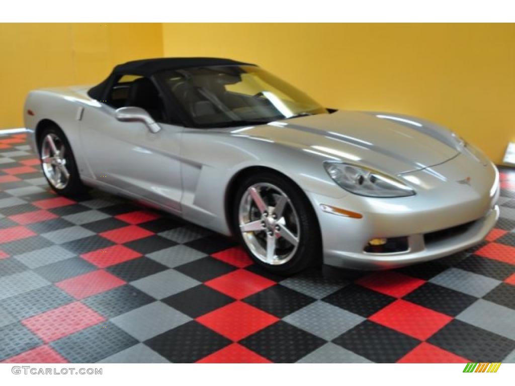 Machine Silver Metallic 2006 Chevrolet Corvette Convertible Exterior Photo #47946312