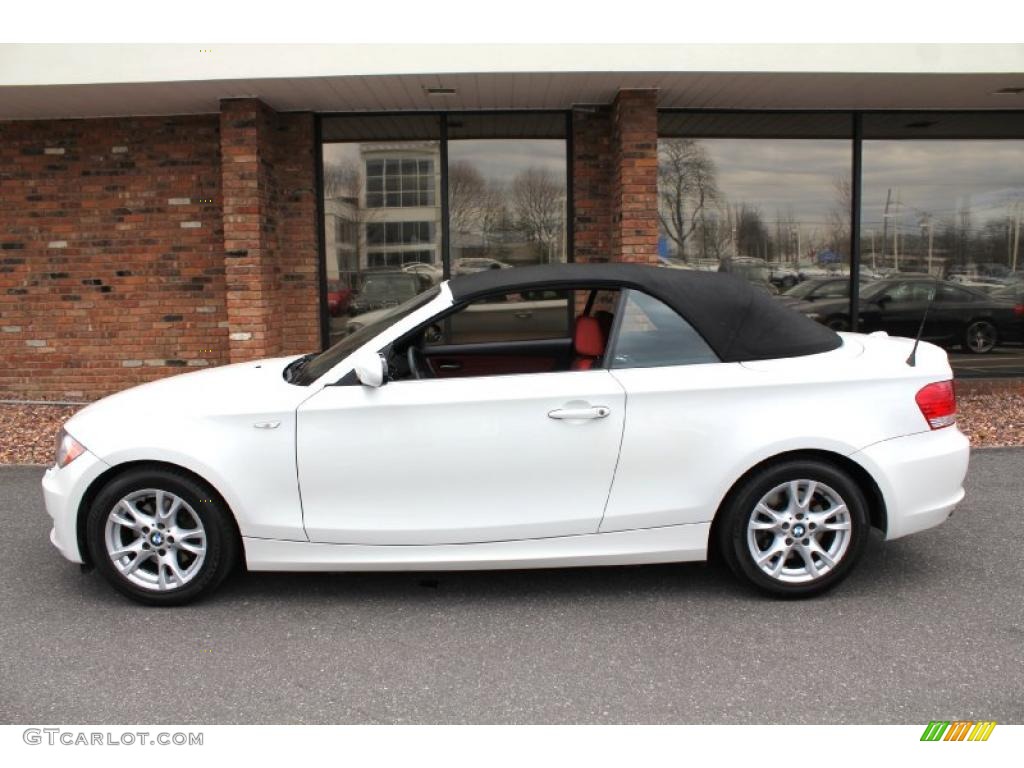 Alpine White 2008 BMW 1 Series 128i Convertible Exterior Photo #47946489