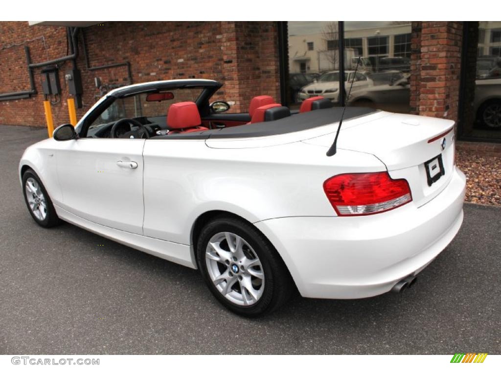Alpine White 2008 BMW 1 Series 128i Convertible Exterior Photo #47946516