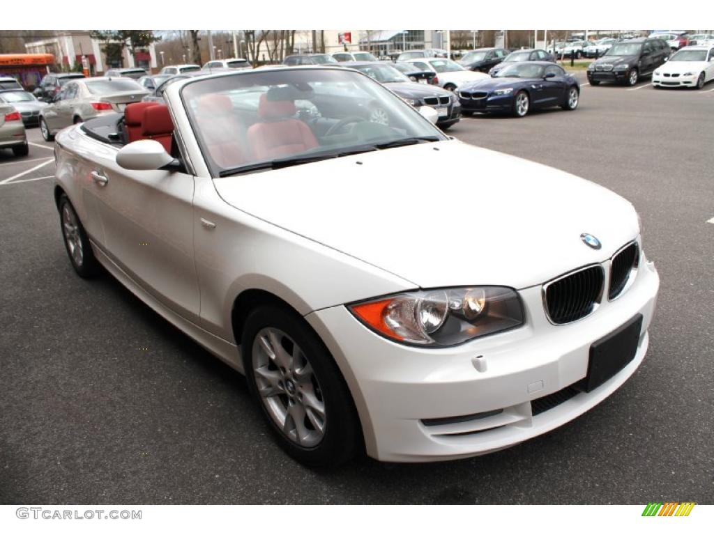 Alpine White 2008 BMW 1 Series 128i Convertible Exterior Photo #47946561