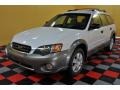 2005 Satin White Pearl Subaru Outback 2.5i Wagon  photo #2