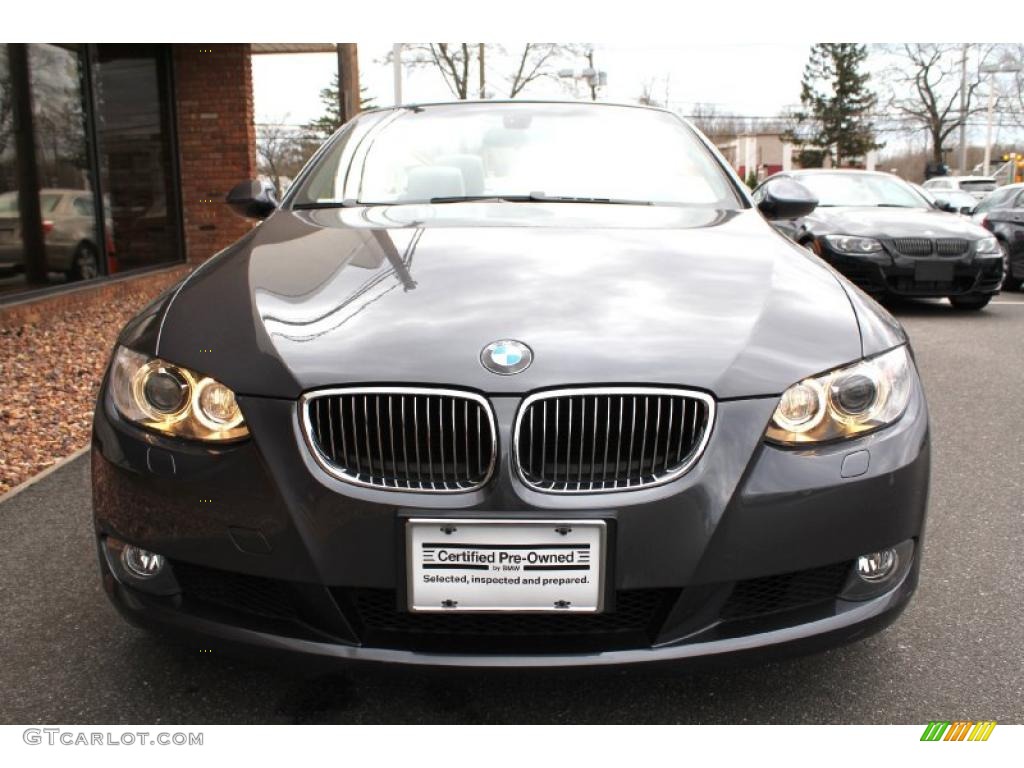 2008 3 Series 328i Convertible - Sparkling Graphite Metallic / Gray photo #2