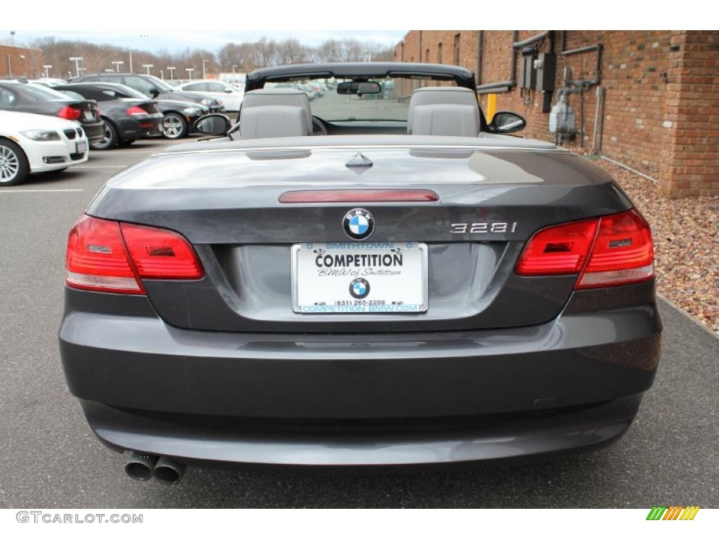 2008 3 Series 328i Convertible - Sparkling Graphite Metallic / Gray photo #6