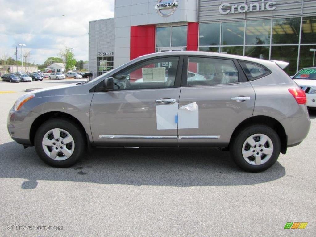 2011 Rogue S - Gotham Gray Metallic / Black photo #2