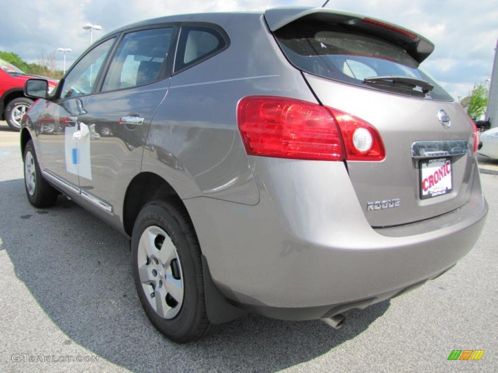 2011 Rogue S - Gotham Gray Metallic / Black photo #3