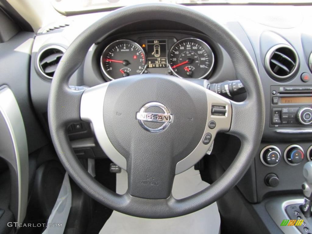 2011 Rogue S - Gotham Gray Metallic / Black photo #12