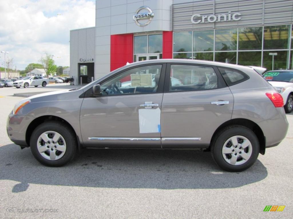2011 Rogue S - Gotham Gray Metallic / Black photo #2