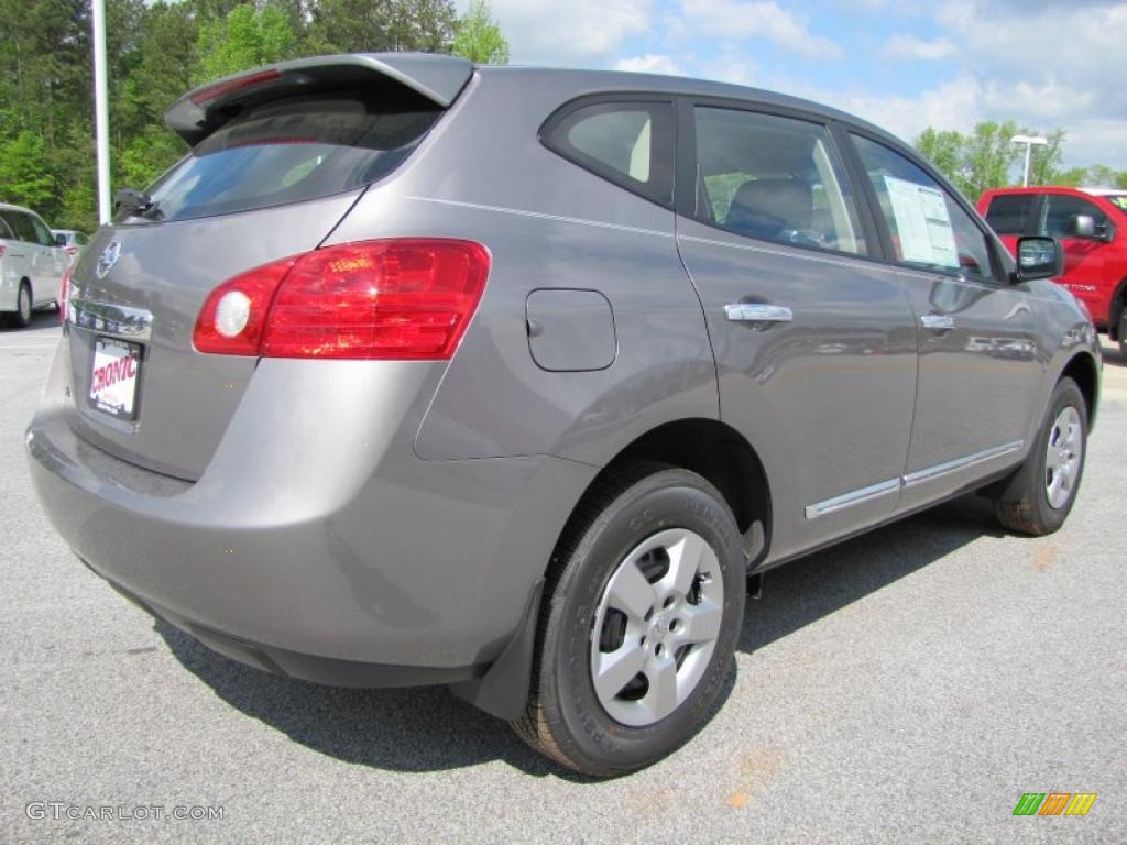 2011 Rogue S - Gotham Gray Metallic / Black photo #5