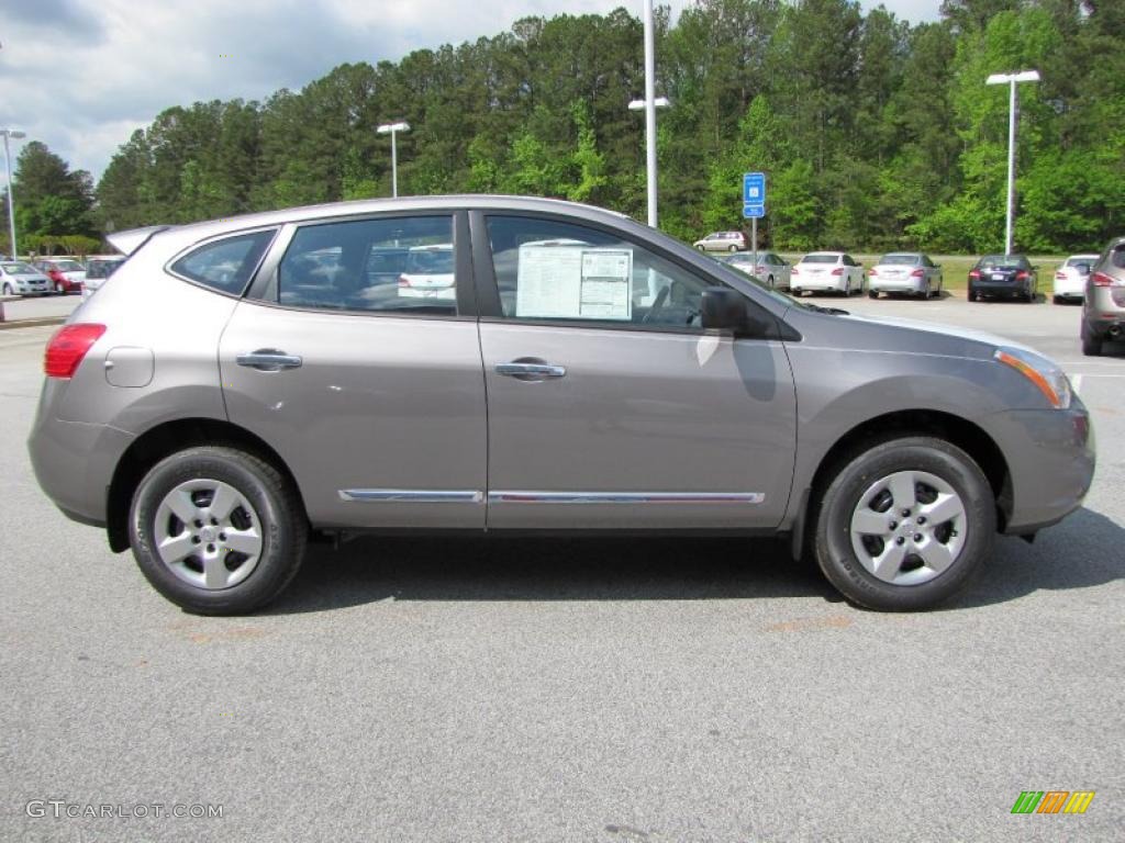 2011 Rogue S - Gotham Gray Metallic / Black photo #6