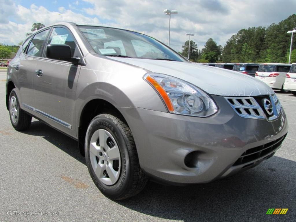 2011 Rogue S - Gotham Gray Metallic / Black photo #7