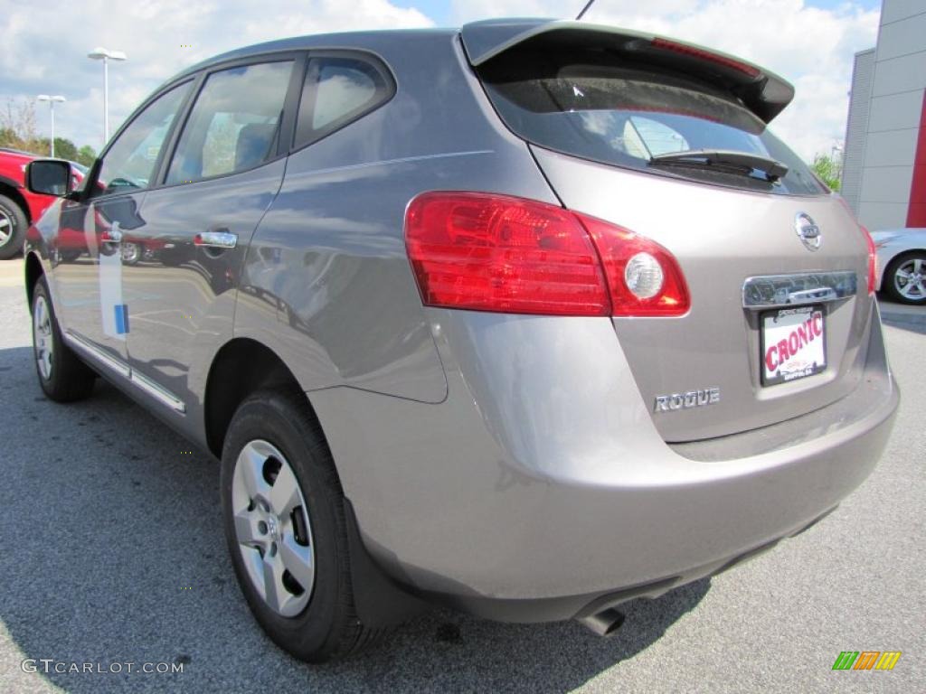 2011 Rogue S - Gotham Gray Metallic / Black photo #3