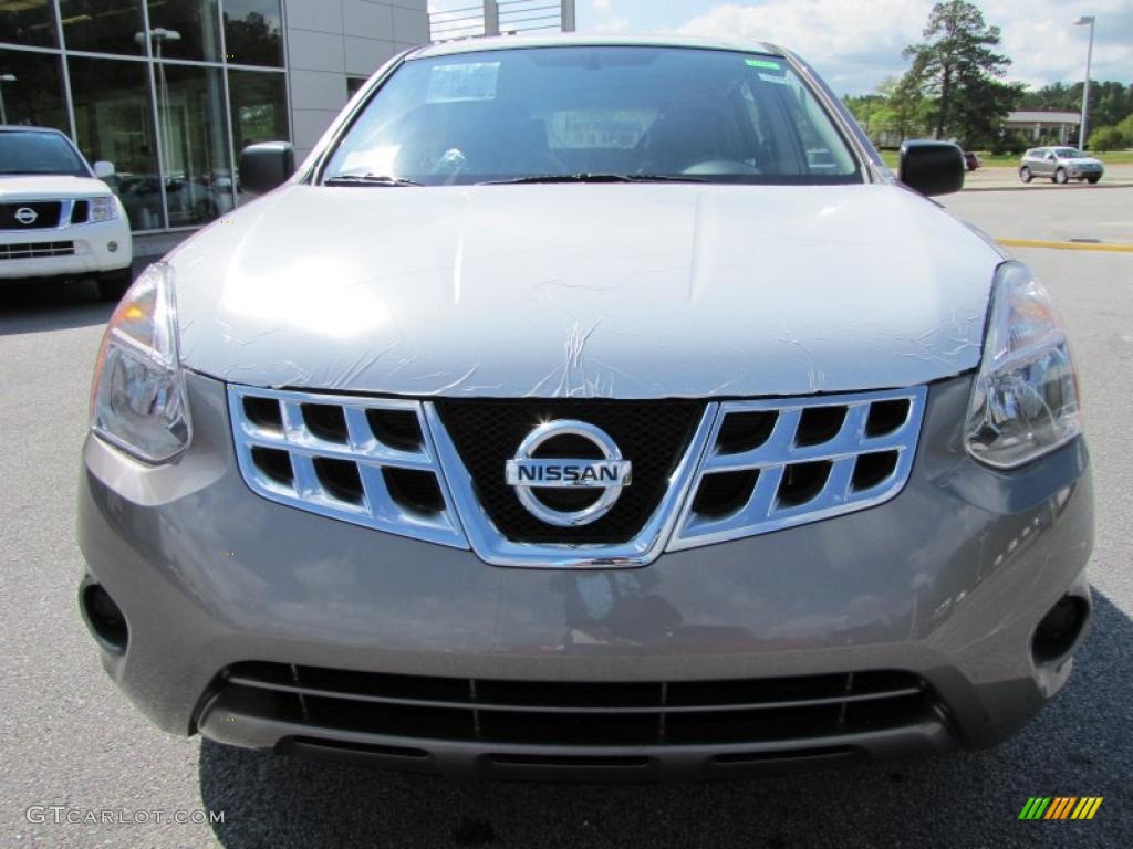 2011 Rogue S - Gotham Gray Metallic / Black photo #8